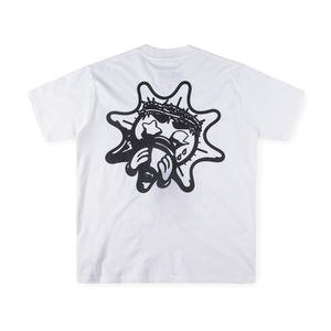 Glo Gang <span class=keywords><strong>Boyz</strong></span> Worldwide Graphic Tee-shirt 100% coton tricoté <span class=keywords><strong>noir</strong></span> et blanc imprimé de dessins animés de haute qualité T-shirt de créateur pour hommes - Product Image 4