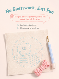 Nouveau <span class=keywords><strong>kit</strong></span> de démarrage pour broderie au point piqué avec aiguille à punch, design de Noël, gamme complète - Product Image 6