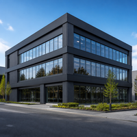 Bâtiment de bureau modulaire préfabriqué en acier à deux étages avec poutres libres pour les startups technologiques