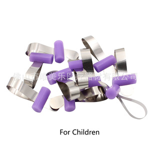 Accesorio para Equipo de Terapia Oral - Láminas Dentales de Acero Inoxidable con Forma de Habichuela, Paquete Mixto de 50 Láminas para Posicionamiento - Product Image 5