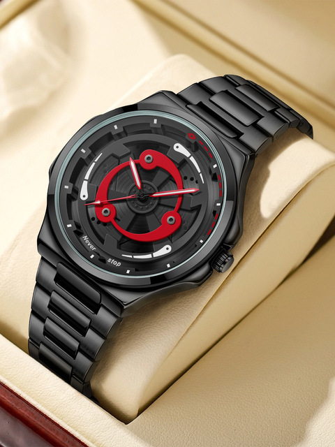 Hot-selling Quartz Rotating Wheel Eye Modified Watch Waterproof Business Style