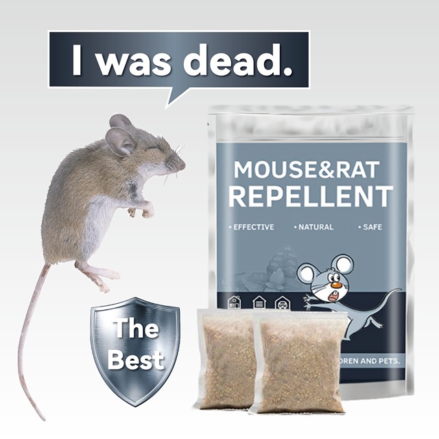 Natural Peppermint Scented Non Toxic Eco Friendly OEM ODM Customizable Mouse & Rat Repellent Pouches Safe for Kids Pets 12 Pack
