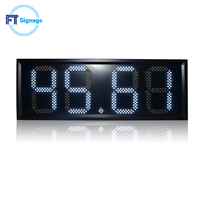Pantalla LED Digital para Exteriores, Resistente al Agua, para Mostrar Precios de Combustible, IP65, Control Remoto RF, Tablero de Números LED Personalizable