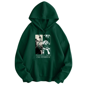 Sudadera con Capucha de Algodón y Poliéster de Alta Calidad, Ecológica, Transpirable, Lisa, Extra Grande para Hombre, con Impresión por Transferencia de Calor - Product Image 1