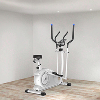 XOYOOU, bicicleta de ejercicio reclinada magnética Unisex, Control de resistencia silencioso, entrenador elíptico de Fitness físico Horizontal Manual