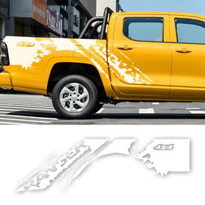 2 Calcomanías de Vinilo Impermeables <span class=keywords><strong>para</strong></span> Automóviles, Diseño Desgastado, <span class=keywords><strong>para</strong></span> Toyota Tundra 4x4, Camioneta Todoterreno, Adhesivo Lateral - Product Image 2
