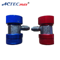 ACTECmax 1/4 SAE mâle X R134a côté femelle coupleur rapide manuel AC.142.001 adaptateur climatiseur 1/4 connecteurs SAE accessoires