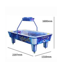 Kit de jeu de table de hockey sur air à monnayeur avec câblage de tableau, écran LED pour enfants, pour salle de jeux intérieure