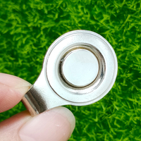 Clip de chapeau magnétique vierge 20 mm, design élégant et premium, avec marqueur de balle de golf métallique, accessoires de golf