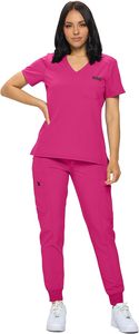 Fabricant Vente en gros Spa Logo personnalisé Jogger Sets Nursing Scrubs Hair Salon Uniformes Medical Women Scrubs Uniformes Sets - Product Image 3