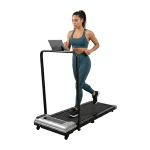Tapis de marche pliable <span class=keywords><strong>pas</strong></span> <span class=keywords><strong>cher</strong></span>, tapis de course électrique sous le bureau avec support pour tablette, machine de fitness portable pour la maison et le bureau - Product Image 2