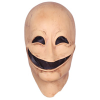 Masque en latex Alien Homme Sans Visage pour Fête d'Halloween, Masquerade Effrayante pour Adultes, Nouveauté Transfrontalière Letsfancy