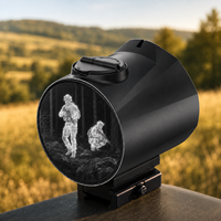 Prix négociable direct usine – Mini-caméra thermique ronde 256x192 avec écran tactile, batterie rechargeable, OEM, ODM, marque privée