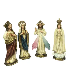 Home decor Crafts Christian Religious resin sculpture Generous Holy Virgin Mary Statues Escultura