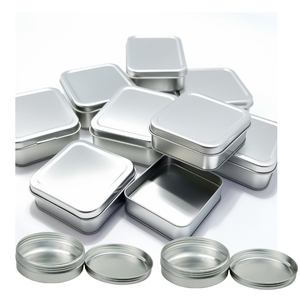 OEM quadratische Aluminium dose Bulk Weihnachten Aluminium Lunchbox in meiner Nähe Hersteller Günstige Aluminium Kosmetik gläser