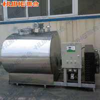 Vendita calda bevanda di raffreddamento serbatoio 1000L latte refrigeratore nave latte di raffreddamento mobile di latte serbatoio del latte su ruote