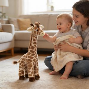 Juguete de <span class=keywords><strong>Peluche</strong></span> <span class=keywords><strong>Gigante</strong></span> Jellycat, <span class=keywords><strong>Jirafa</strong></span> Dara, <span class=keywords><strong>Peluche</strong></span> Adorable de la Selva, Juguetes de <span class=keywords><strong>Peluche</strong></span> para Regalo de Cumpleaños - Product Image 4