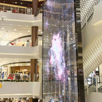 Pantalla LED Transparente Holográfica para Escaparates, Salas de Exhibición en Centros Comerciales y Fachadas de Vidrio, Alta Transparencia