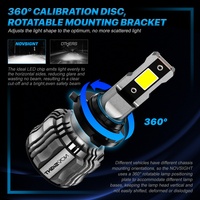 Novsight 72W 15000Lm Auto faro bombilla 9005 H1 H3 H11 Canbus H7 Foco Led H4 coche bombillas 9005 H4 Led faro para coche