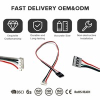 Kabel Harness Nylon Multi-Wire Tahan Suhu Tinggi JST Molex untuk Sistem Kontrol Servo Drive PLC Peralatan Rumah Tangga Elektronik