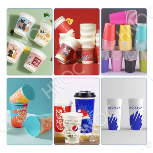 Hnoc chi phí thấp tất cả các kích thước tùy chỉnh onetime 9 oz cốc giấy sản xuất cốc bên làm cho máy thương mại - Product Image 6