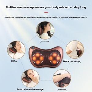 Masajeador de Columna Cervical Eléctrico Inalámbrico con Control Remoto, Almohada de Masaje Multifuncional para Hombros, Cuello, Cintura, Espalda, Piernas y Cuerpo Completo - Product Image 2