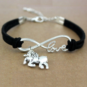 Bracelet à breloques Infinity Love Flower Girl Demoiselle d'honneur Sister Camera Photographie Angel Wing <span class=keywords><strong>Moon</strong></span> Key Skating Skate Gymnastics - Product Image 2