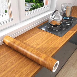 Spot Nuevos productos Vinilo Pvc Lámina <span class=keywords><strong>de</strong></span> madera Textura adhesiva Vinilo Adhesivo Hoja <span class=keywords><strong>de</strong></span> papel tapiz <span class=keywords><strong>para</strong></span> puerta y gabinete - Product Image 6