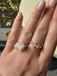 Boho Heil kristall und Perlen Perlen <span class=keywords><strong>ring</strong></span> Hand gefertigter Naturstein <span class=keywords><strong>ring</strong></span> Edelstahl Gold Silber Perlen Edelstein <span class=keywords><strong>ring</strong></span> für Frauen - Product Image 5