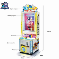 Arcadix Machine de jeu d'arcade Whack-a-Mole à monnayeur pour enfants, jeu de frappe avec récompenses, pour intérieur, en vente