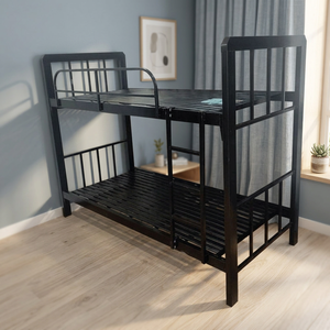 Dai Thanh High Quality Metal Box Spring Bunk <b>Beds</b> <b>Queen</b> <b>Size</b> Industrial Loft <b>Bed</b> Durable Space-Saving Bedroom Living Room - Product Image 3