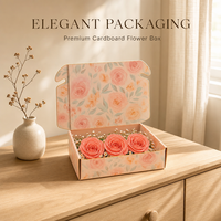 Boîtes d'emballage pliables en carton ondulé personnalisées avec couleur de remplissage, gaufrage à chaud doré, pelliculage brillant effet dépoli et éponge en fourrure recyclée