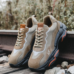 Zapatos de Seguridad con Punta de Acero para Hombre, Antiaplastamiento, Antipinchazos, Transpirables, de Caña Baja, para la Industria de la Construcción - Product Image 3