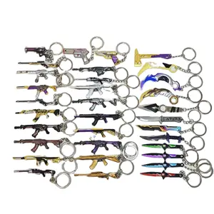 免费样品Valorant钥匙链枪钥匙链3D钥匙链武器模型被遗弃的刀