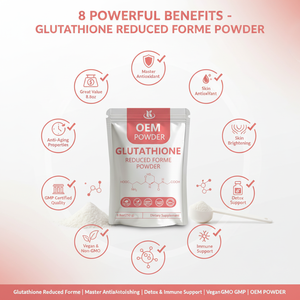 Hoogwaardig GSSG GSH Geoxideerd en Gereduceerd L-Glutathion Poeder Huidverlichtende & Verhelderende Glutathion Poeder - Product Image 3