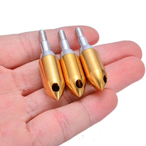 Pointe de flèche de chasse en <span class=keywords><strong>cuivre</strong></span> et fer de haute qualité, outil de chasse à l'arc, pointe de flèche de chasse en plein air, sifflet de chasse - Product Image 2