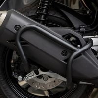 Protection d'échappement moto NS150GX 22mm en acier carbone, barre anti-chute, protection de silencieux, accessoires de modification