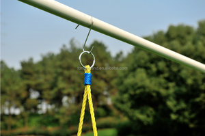 Altalena a Nido Rotonda in Metallo per Bambini FORTUNE LAND con Logo Personalizzato - Product Image 6