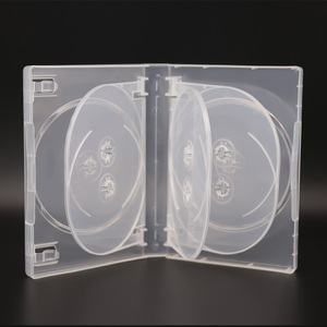 SUNSHING Premium DVD Case Super Clear 27mm Black CD DVD Blu-ray <b>Disc</b> Box Multi-pack 33/35mm DVD Boxes Clear PS Game Storage - Product Image 3