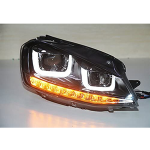 Phares LED Style U pour <span class=keywords><strong>Volkswagen</strong></span> <span class=keywords><strong>Golf</strong></span> 7/MK7, années 2013 à <span class=keywords><strong>2015</strong></span> - Product Image 6