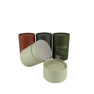 Customizable Kraft Paper <b>Round</b> <b>Boxes</b> with Stamping-Biodegradable & Recyclable Eye-Catching Packaging for Brand Building - Product Image 1