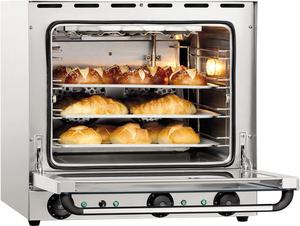 Horno de Convección Eléctrico Comercial de 4 Bandejas con Función de Vapor para Panadería - Product Image 2