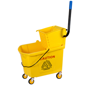 20L 36L 46L 60L Commercial Janitorial Cart Mop Wet Cleaning Cart Wringer Bucket Wholesale