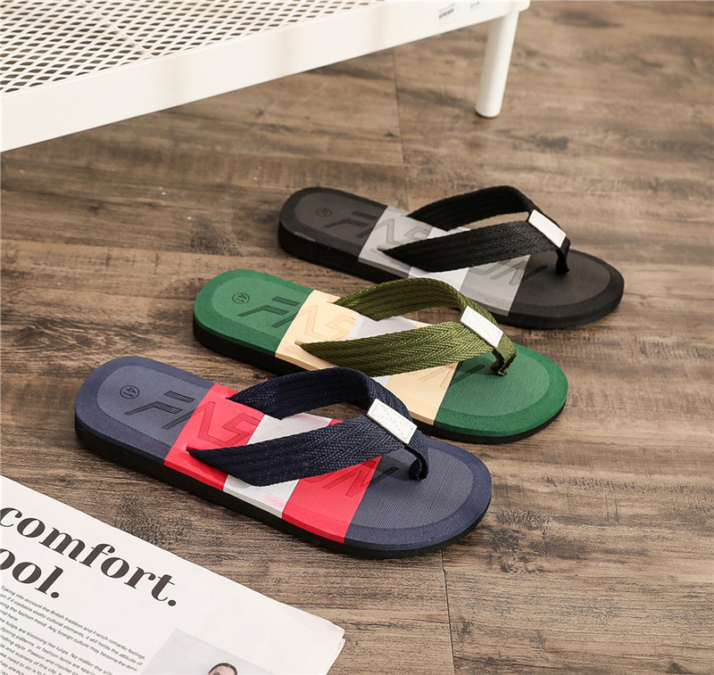 Foam Summer Beach Flat Shoes Outdoor Casual Men Flip Flops Slippers Wholesale