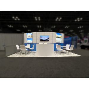 บูธสั่งทำขนาด 10x20 บูธงานแสดงสินค้าอื่นๆ สำหรับ 2 <span class=keywords><strong>คน</strong></span> ติดตั้งได้รวดเร็ว - Product Image 3