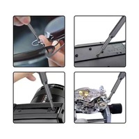 Jeu de tournevis à double extrémité à cliquet 25 en 1 bricolage OEM en vente chaude outils de réparation magnétiques à usage multiple