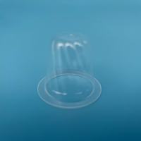 Gobelet en plastique de 16ml tasses de communion d'église en plastique avec couvercles