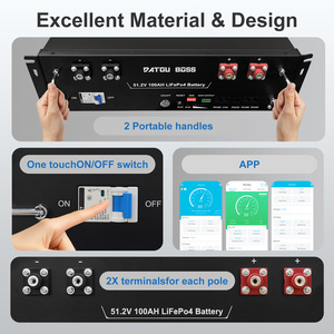 Batería de Iones de Litio DATOU BOSS US STOCK 48V 100Ah para Servidor Fuera de Red con Salida de 5kWh y WiFi, 10 Años de Garantía - Product Image 4