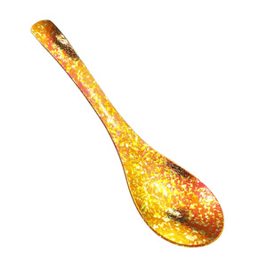 Cuchara de titanio puro, versión coloreada, pulida a espejo, vajilla duradera para exteriores - Product Image 5