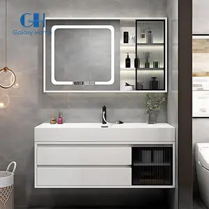 ODM Vanity With Sink 36 And 30 Inch Customization Contemporary Mirror Bathroom Vanities Cabinet For Villa